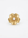 Bague Fleur Perlée