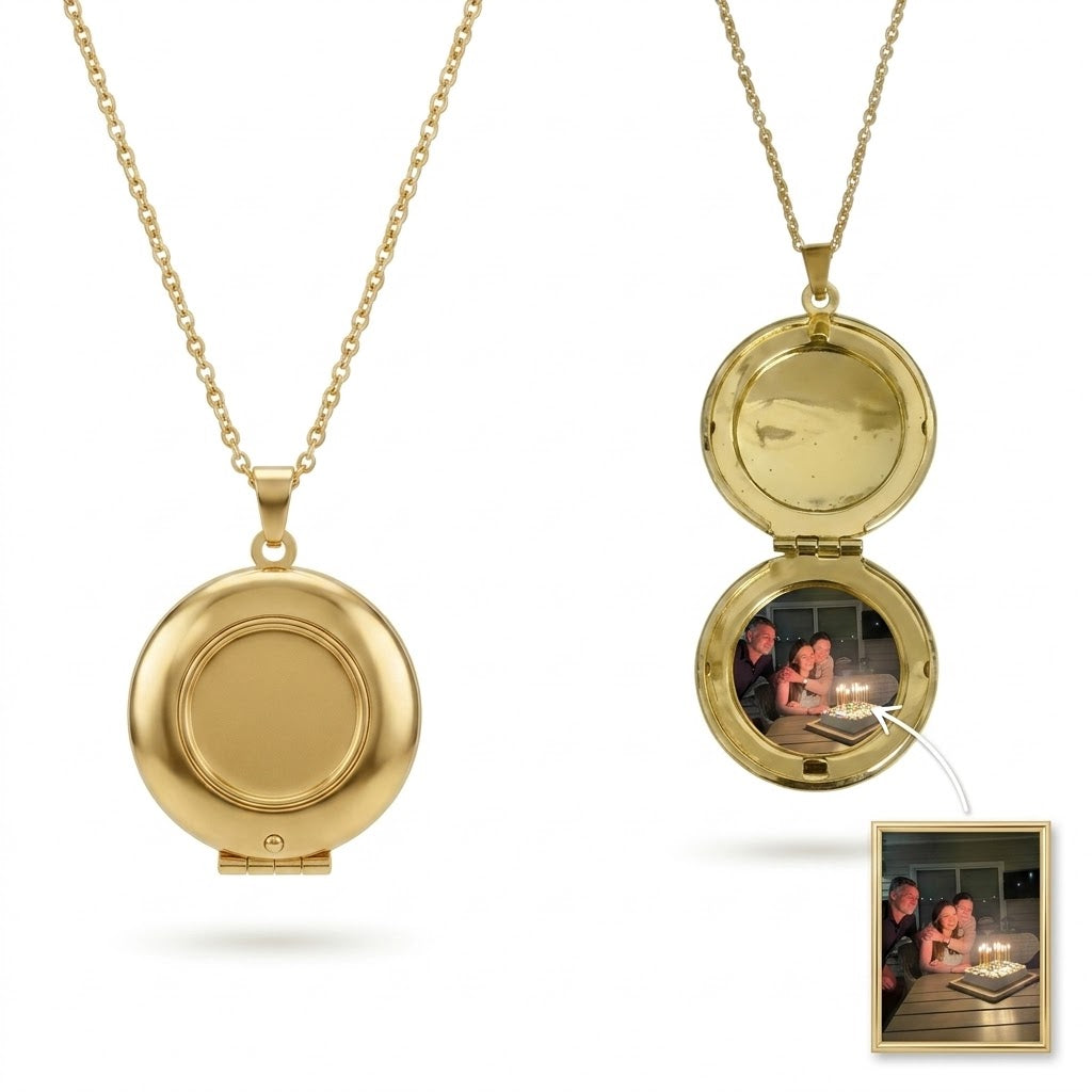 Collier Médaillon Rond