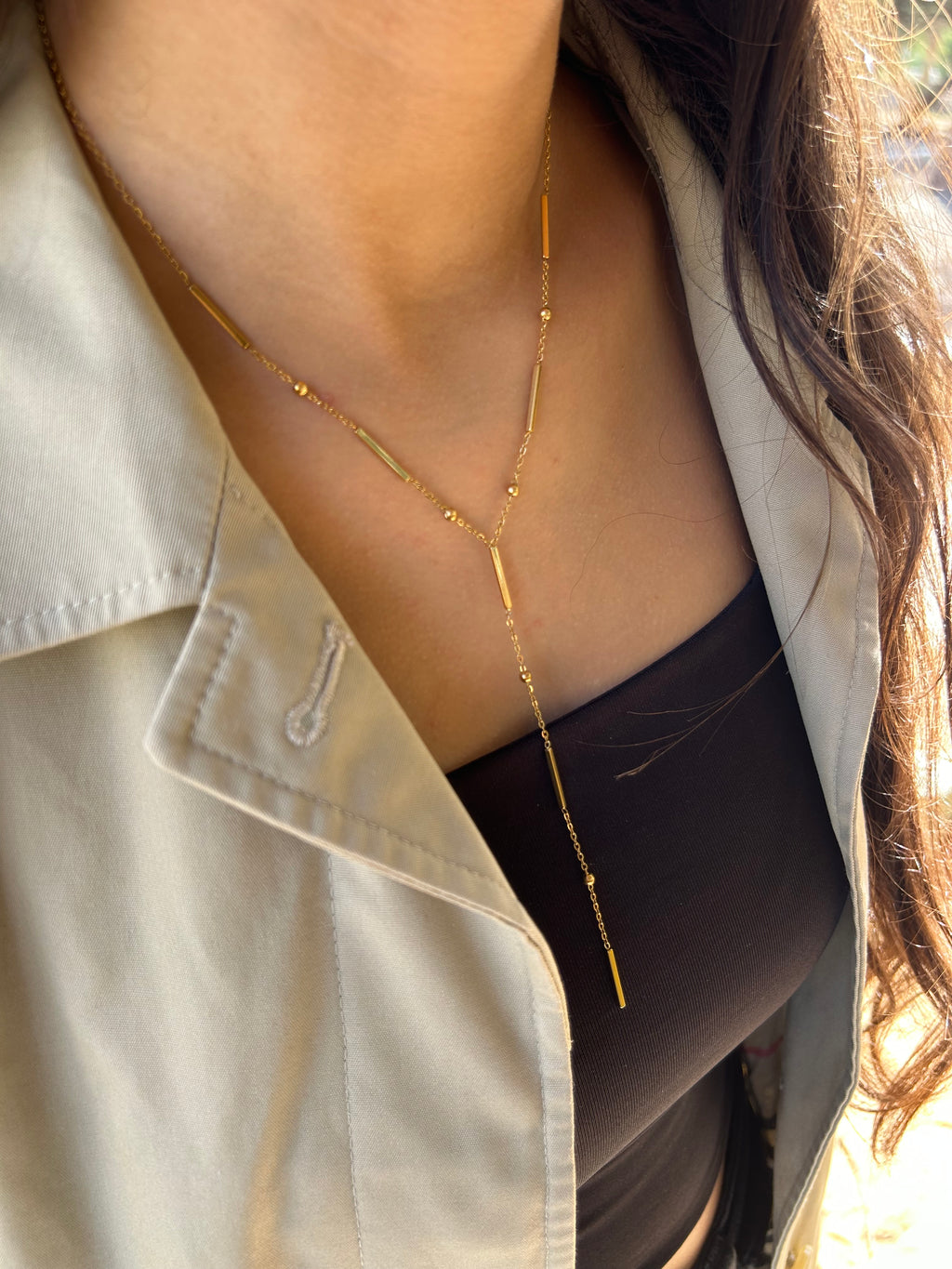 Collier golden line - Ym Jewels
