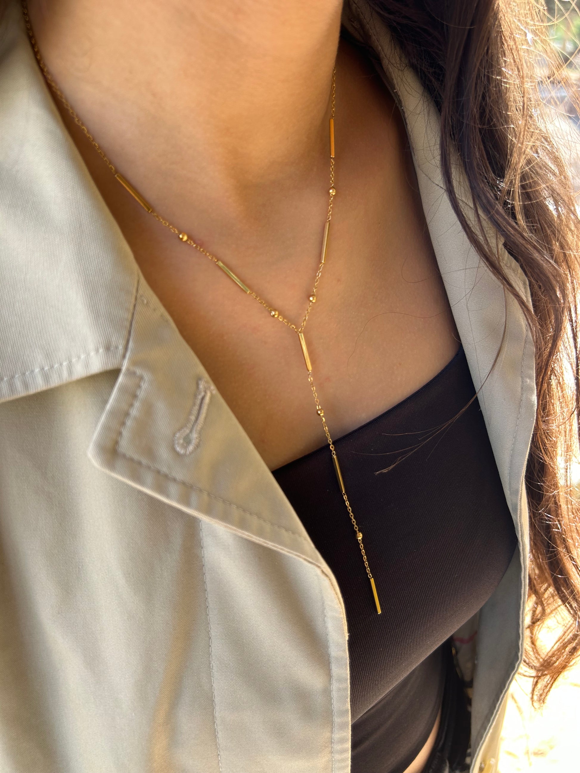 Collier golden line - Ym Jewels