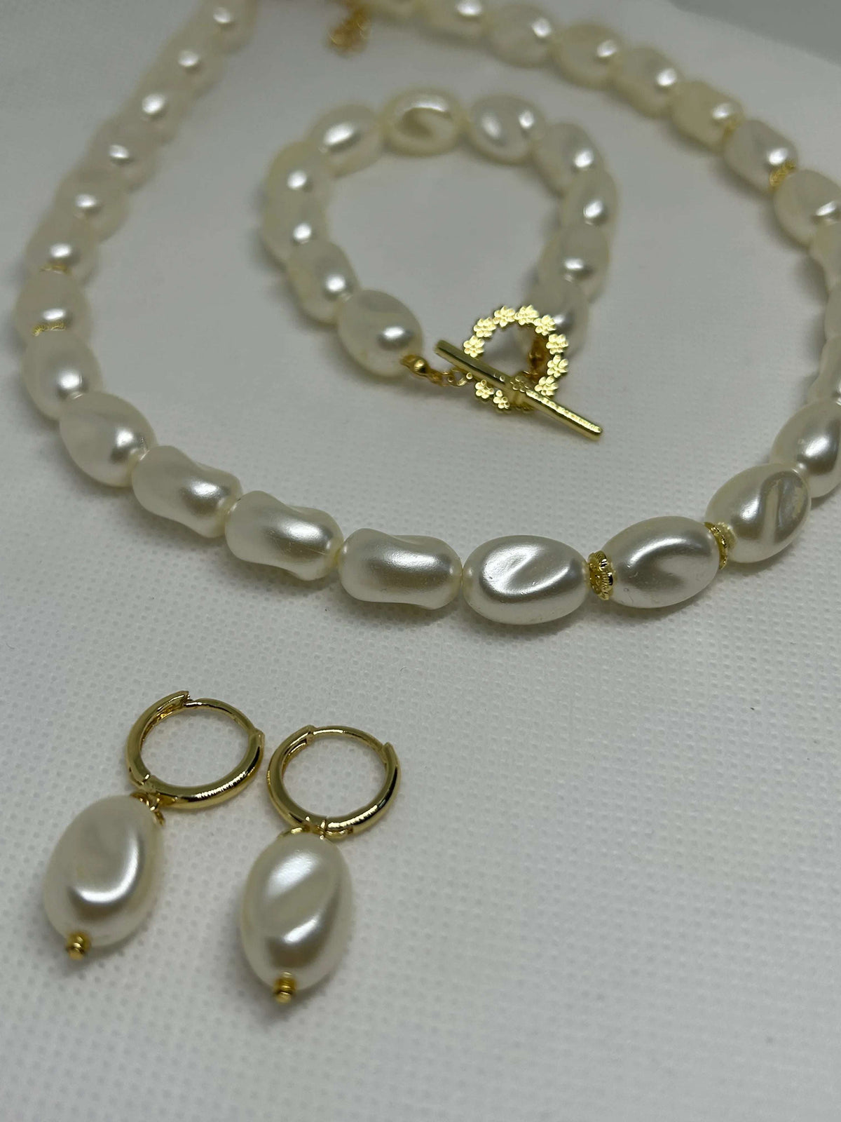 Warm Glow Pearl Set - Ym Jewels