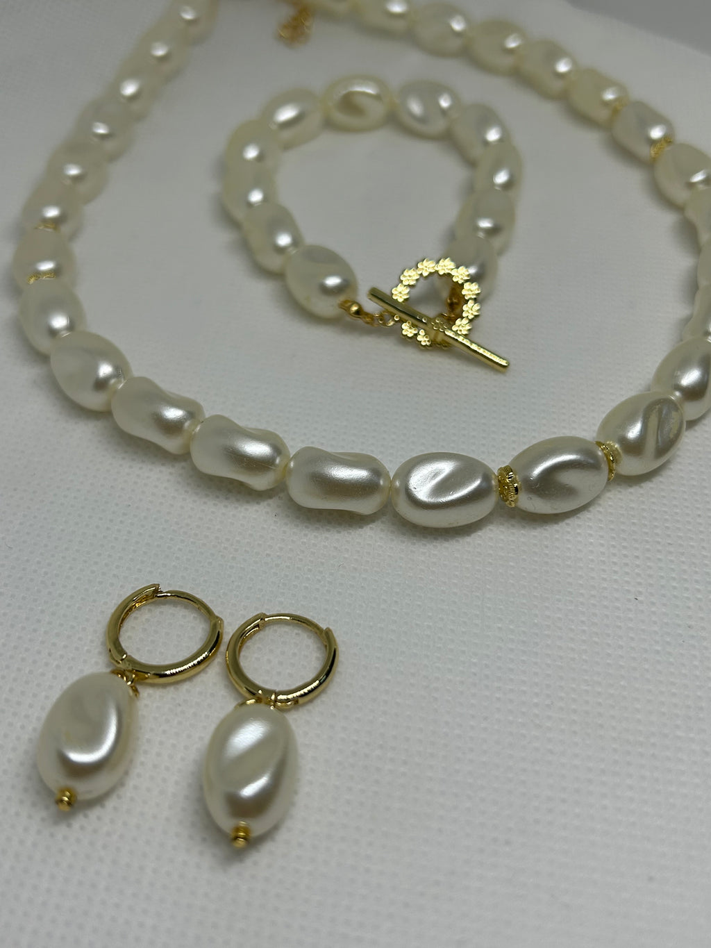 Warm Glow Pearl Set - Ym Jewels