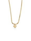 Collier Maille Serpent Cœur Puff