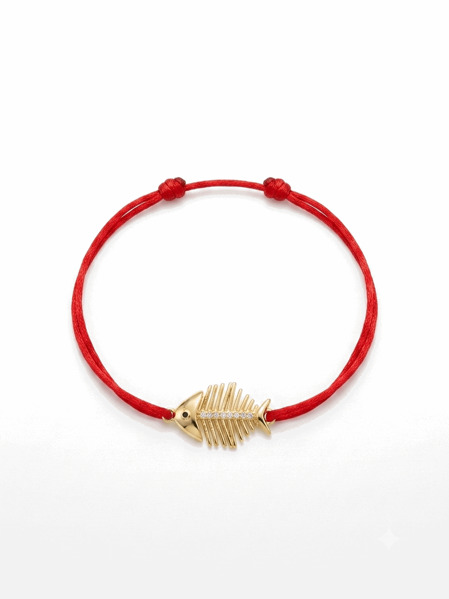 Bracelet Fil Rouge Porte-Bonheur