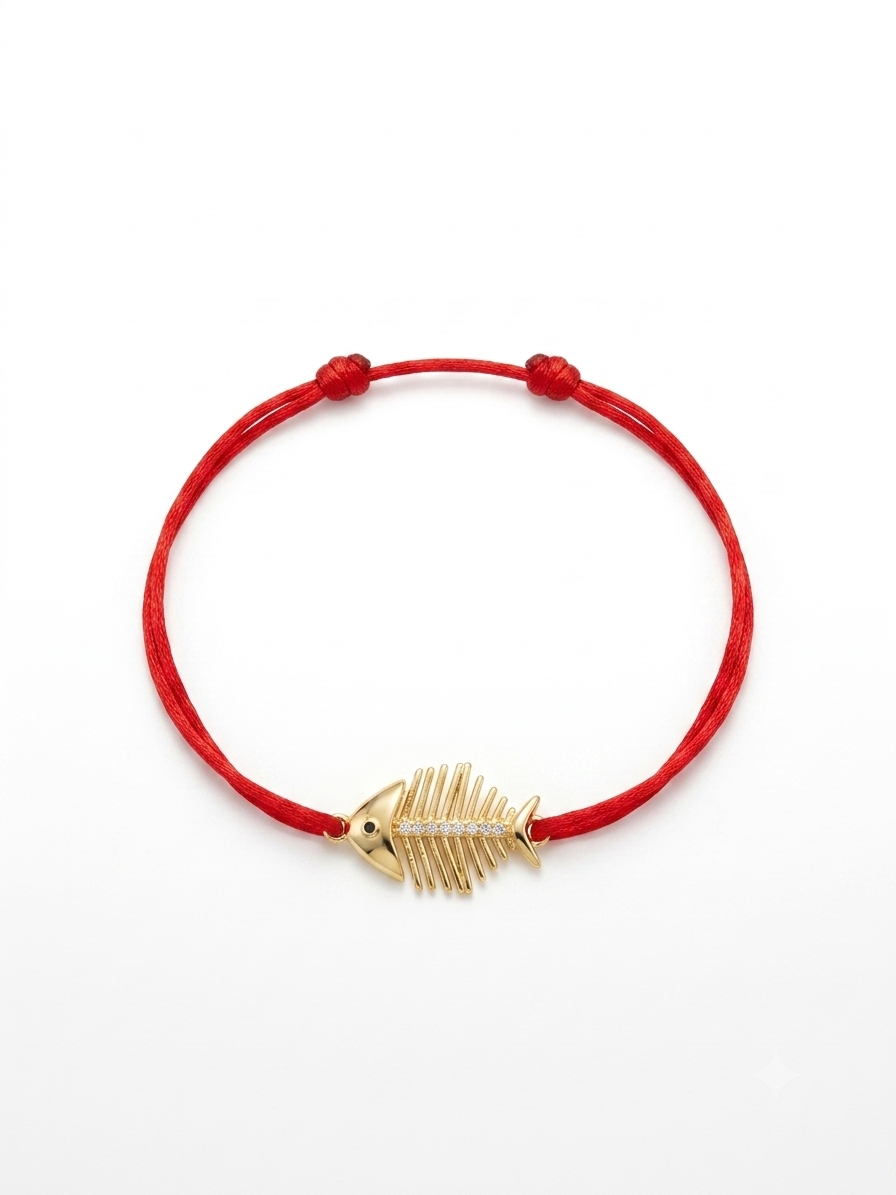 Bracelet Fil Rouge Porte-Bonheur