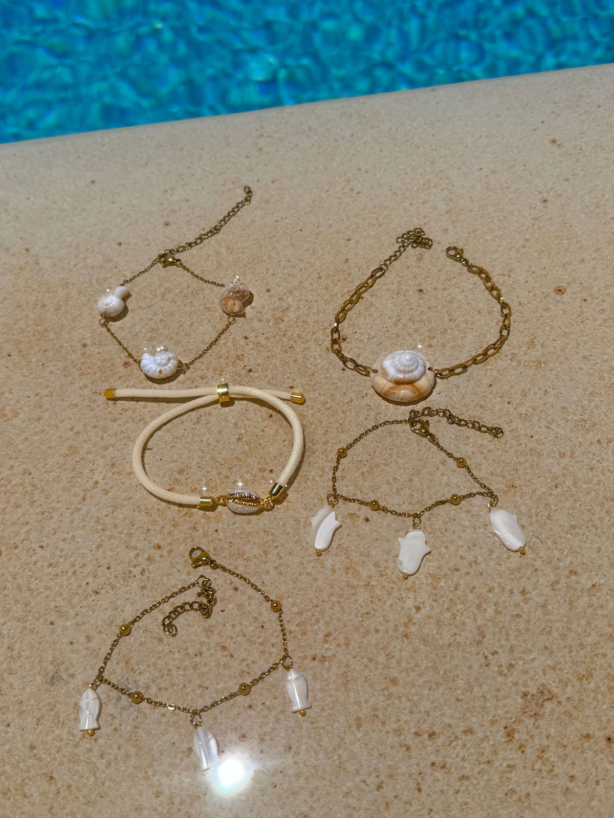 Set Bracelets Coquillages Naturels