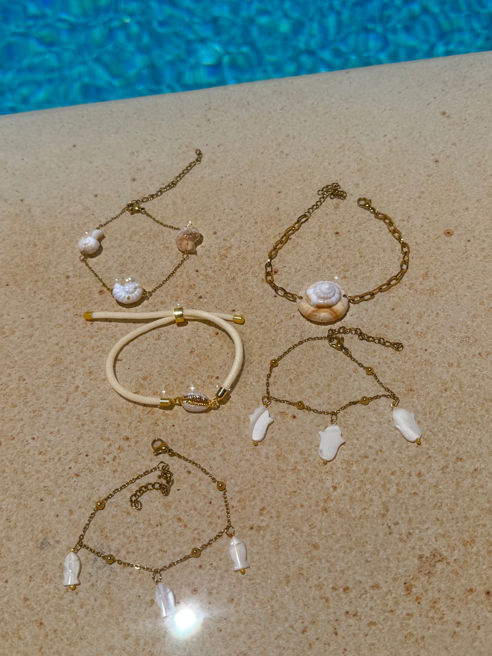 Set Bracelets Coquillages Naturels