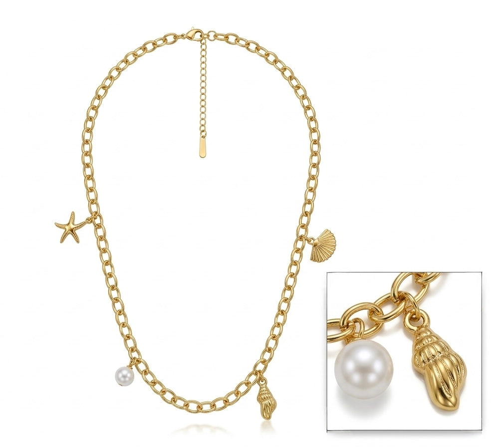 Collier Océan Perlé