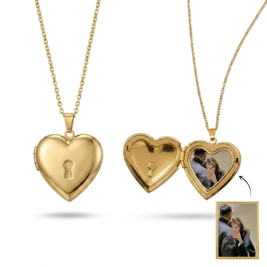Collier Médaillon Cœur Personnalisé