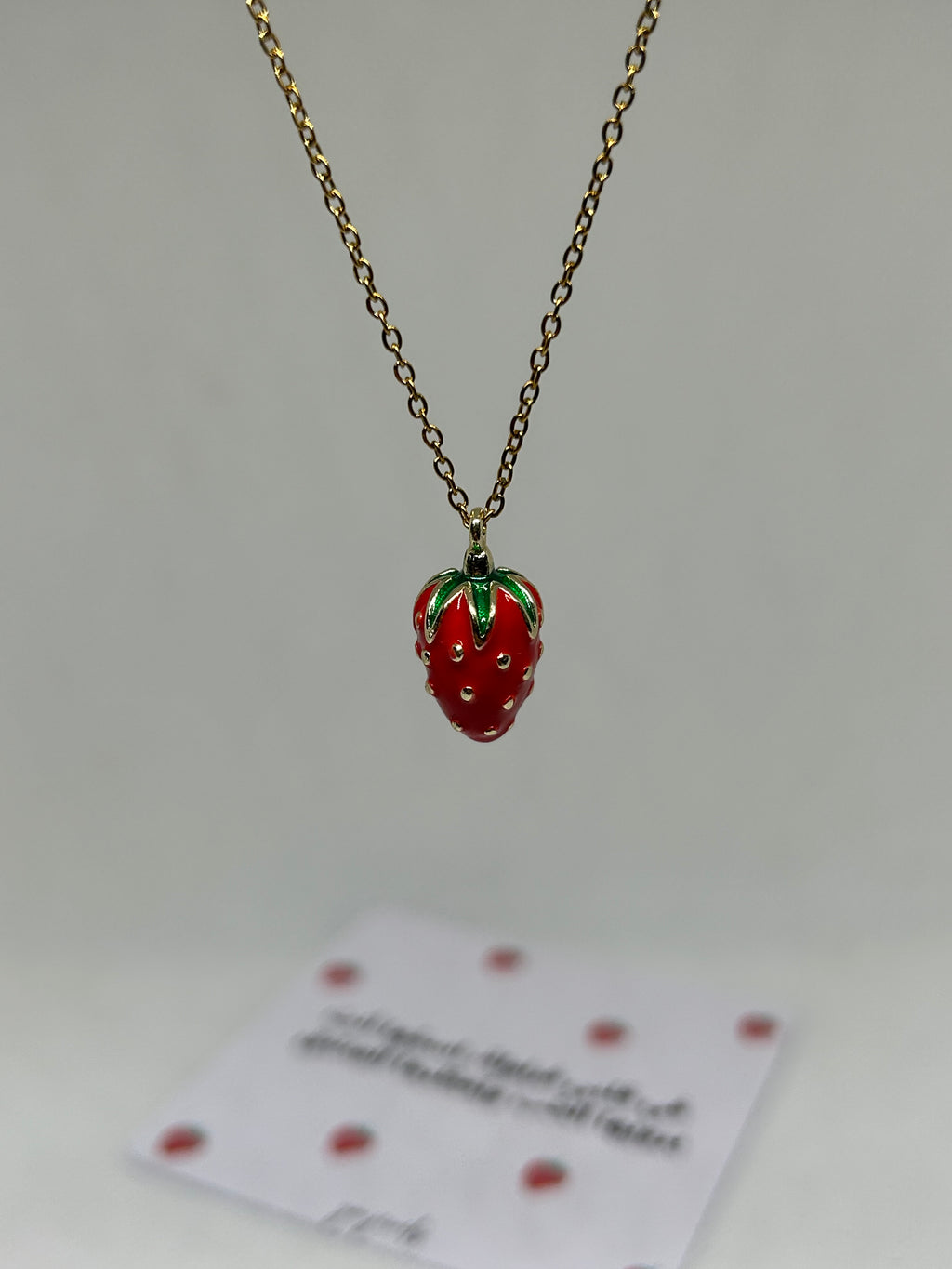 Collier fraise - Ym Jewels