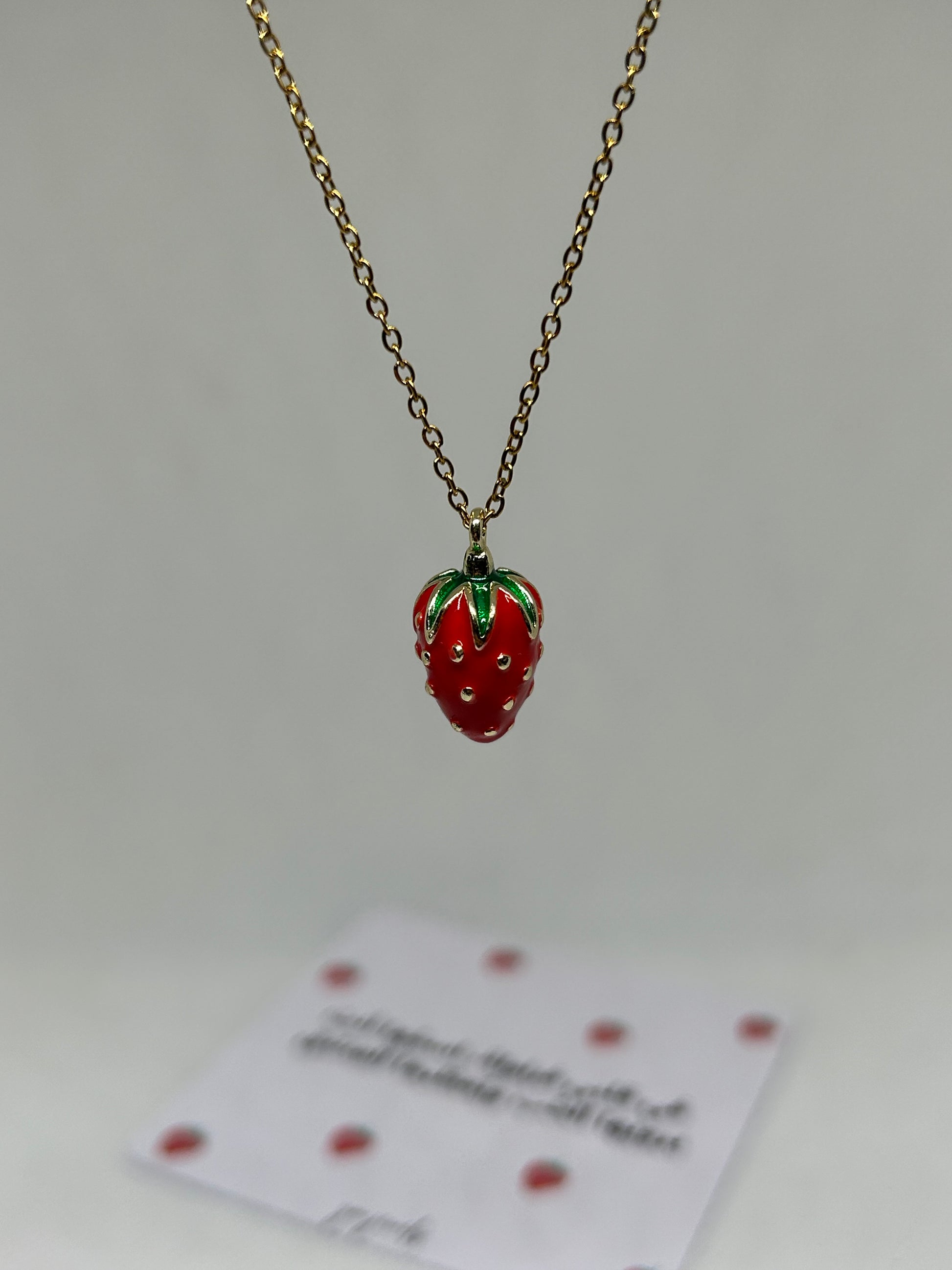 Collier fraise - Ym Jewels