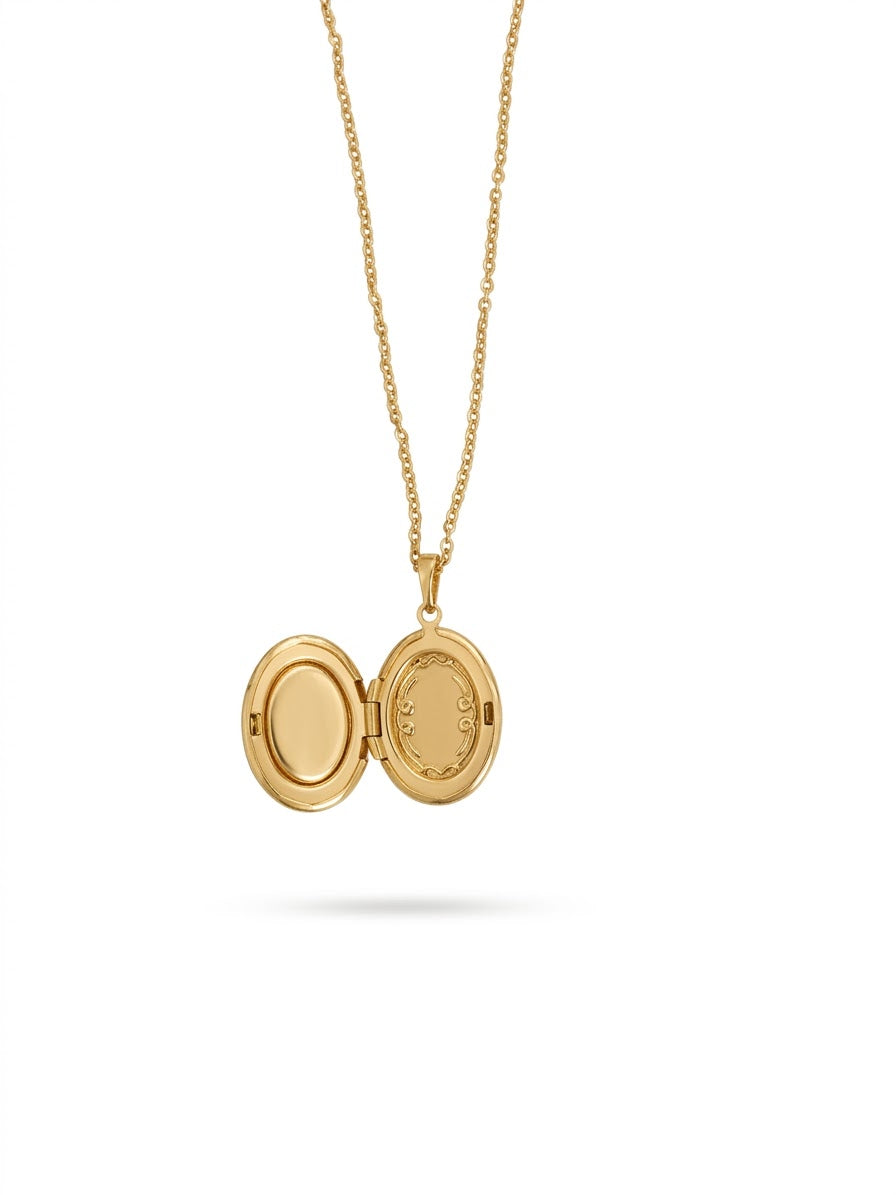 Collier Ovale Nacre