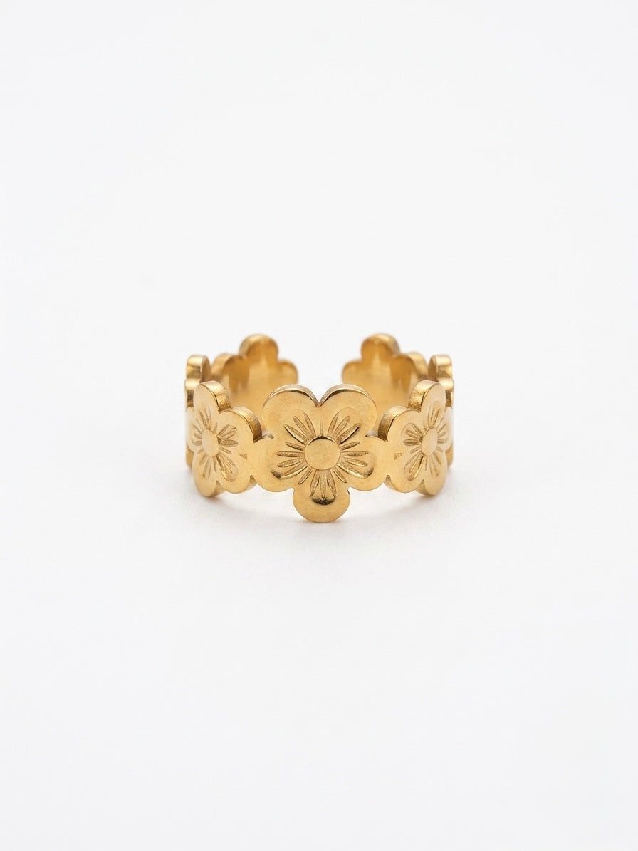Bague Fleurs en Couronne