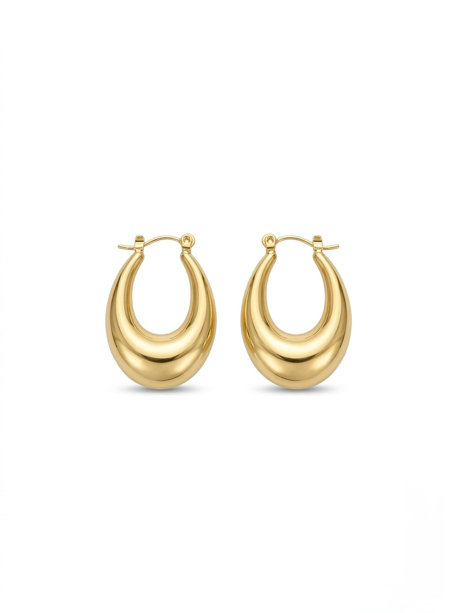 Boucles d’oreilles Goutte Dorée
