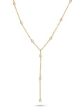 Collier Cravate Solitaire Pluie d'Étoiles