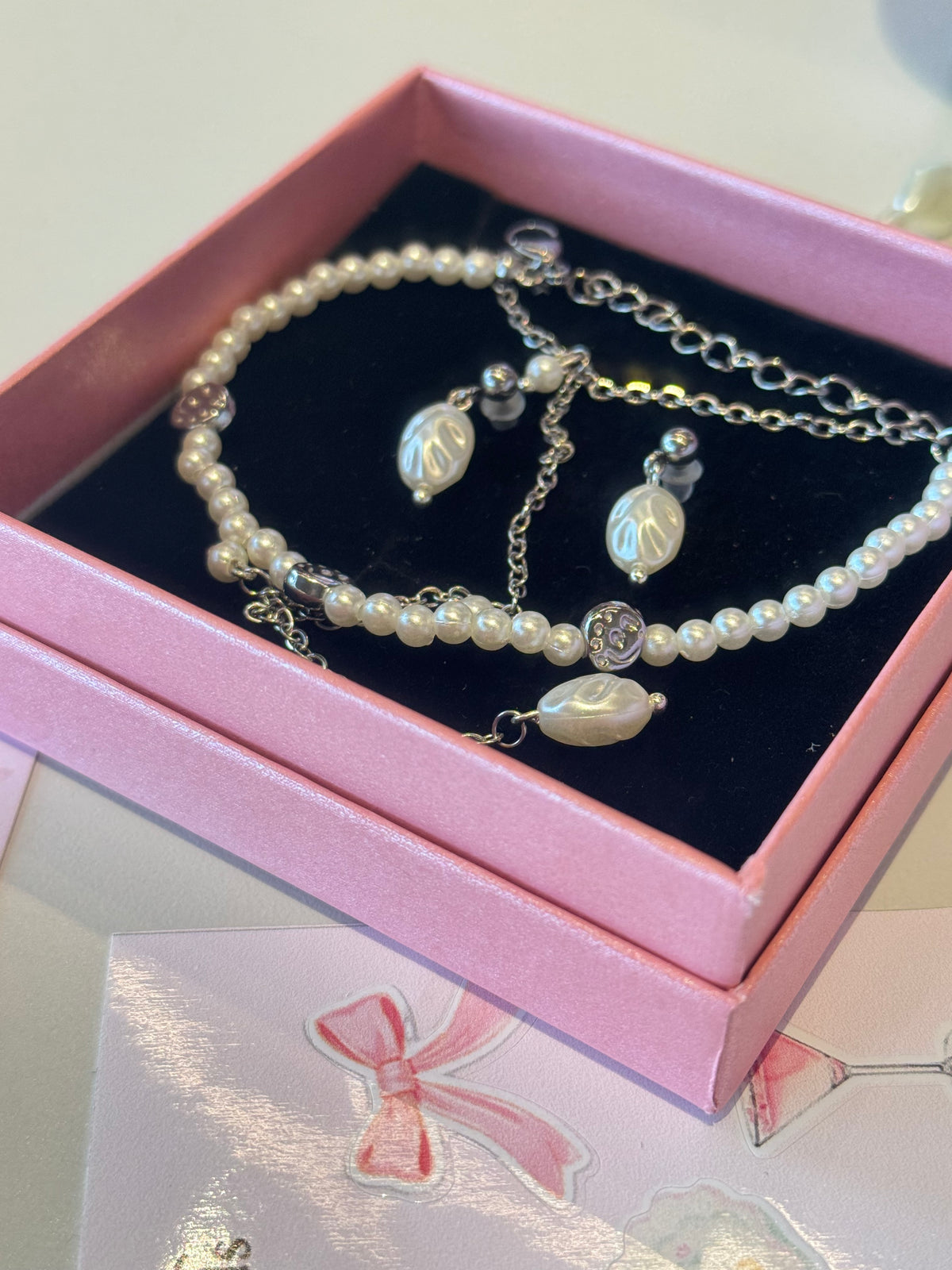 Parure Élégance Nacrée