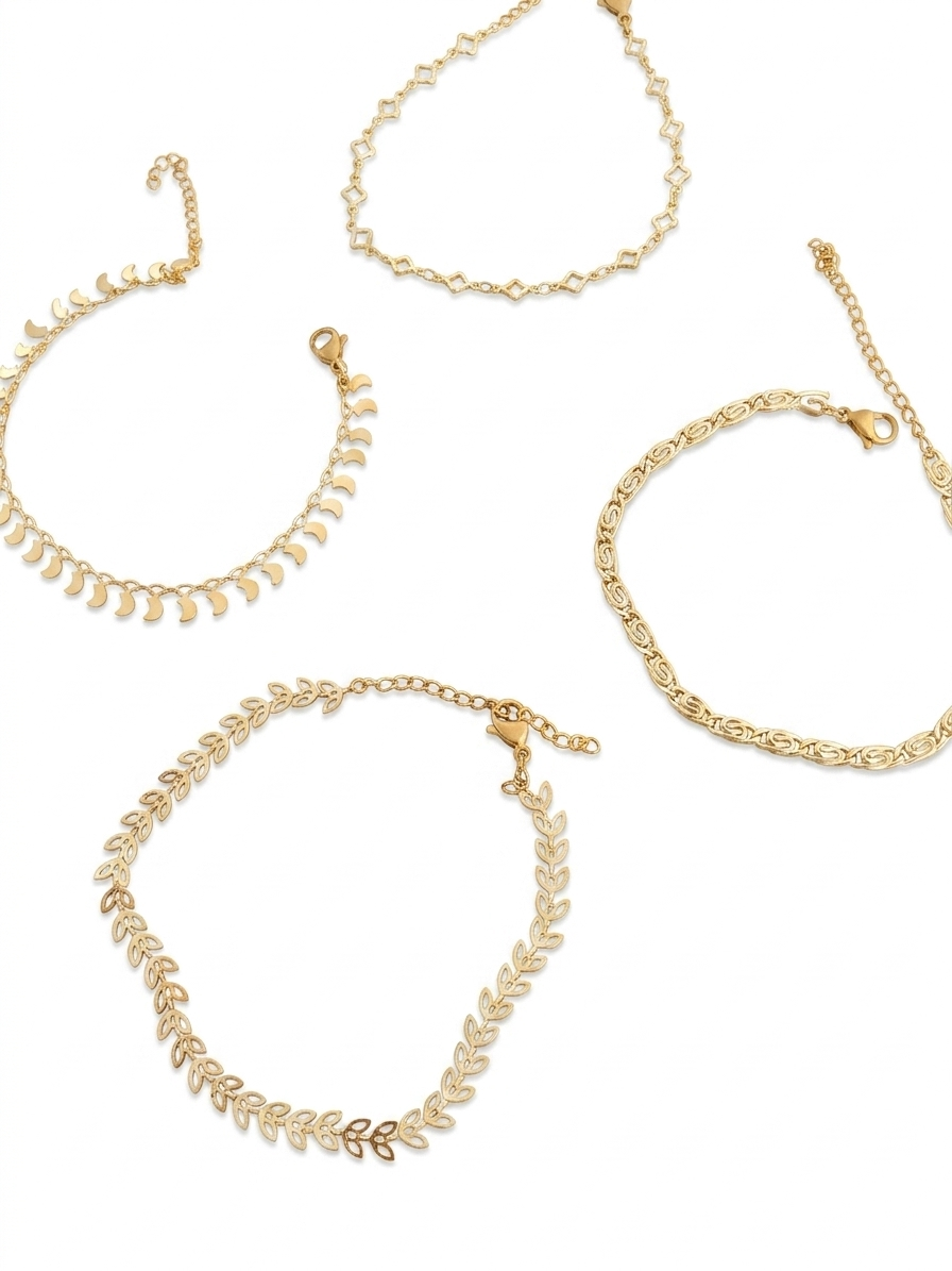 Bracelets de cheville tropicaux