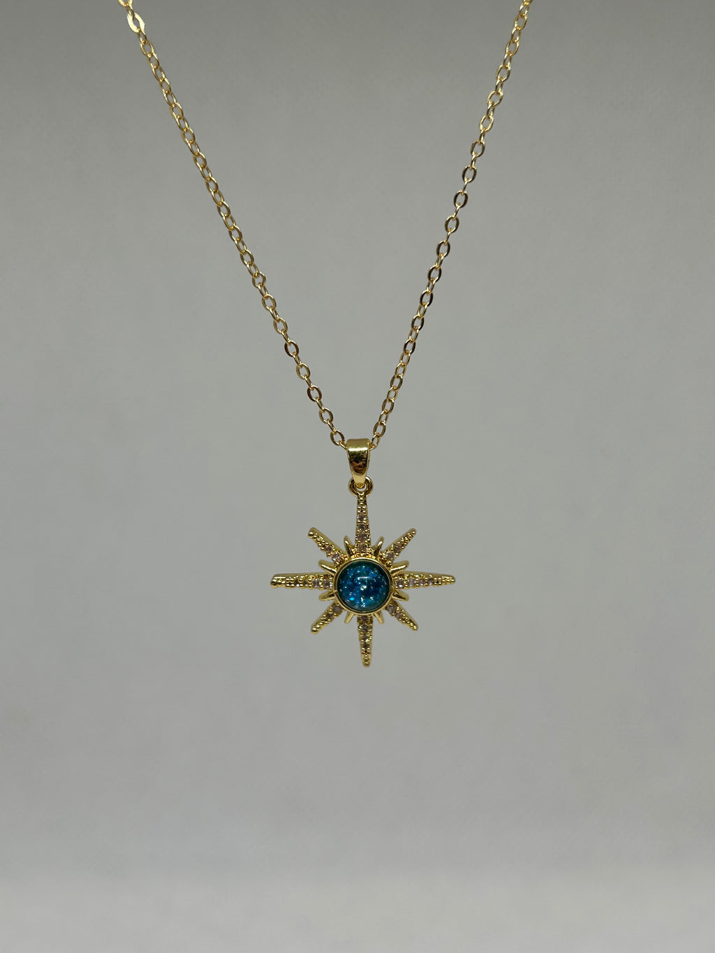 Collier Soleil Bleu