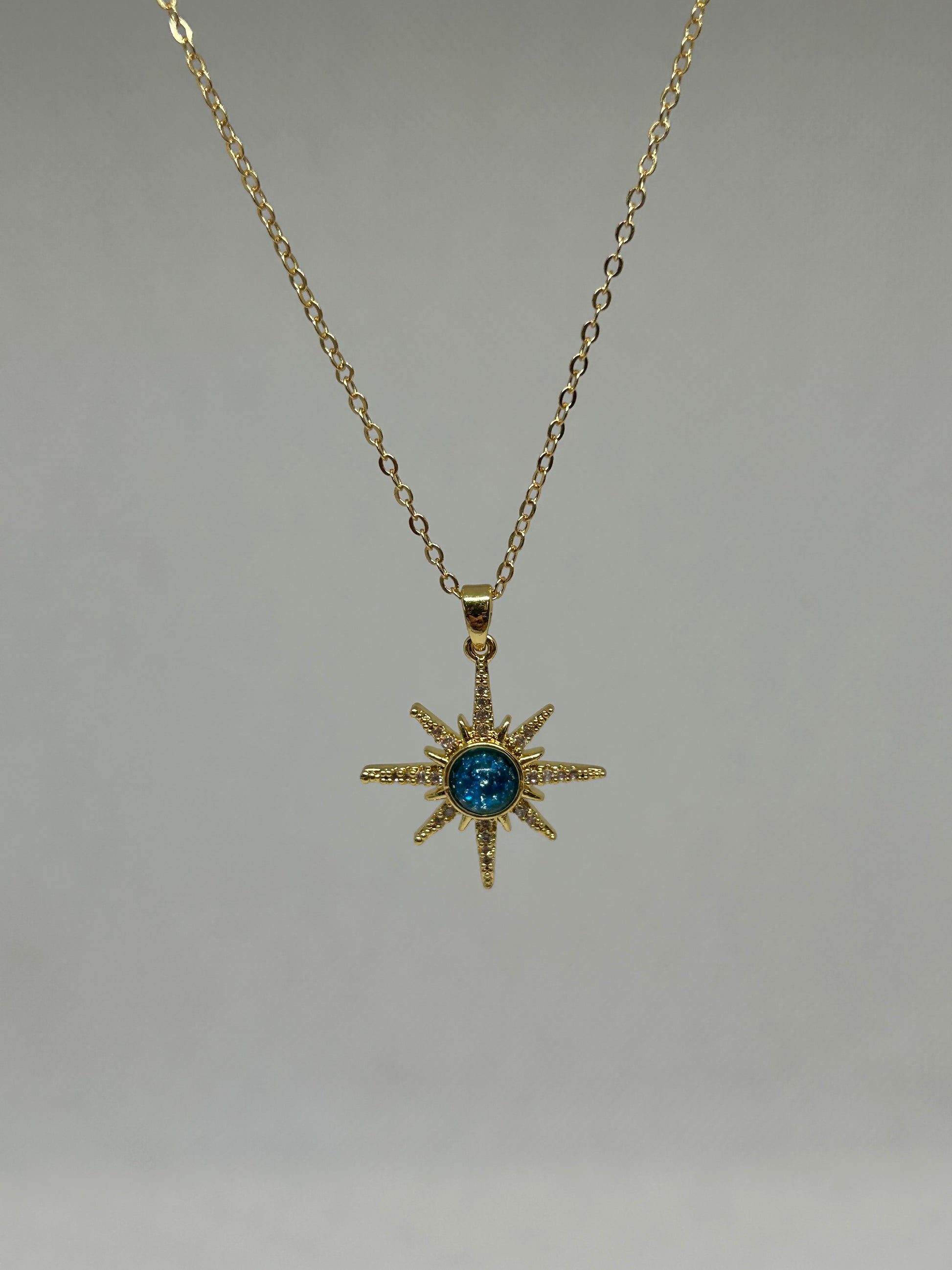 Collier Soleil Bleu