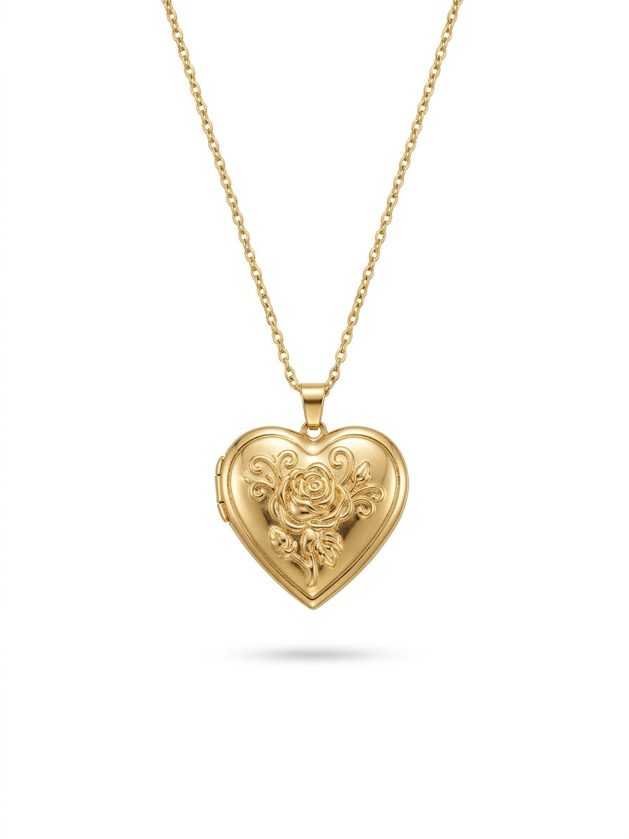 Collier Secret Rose