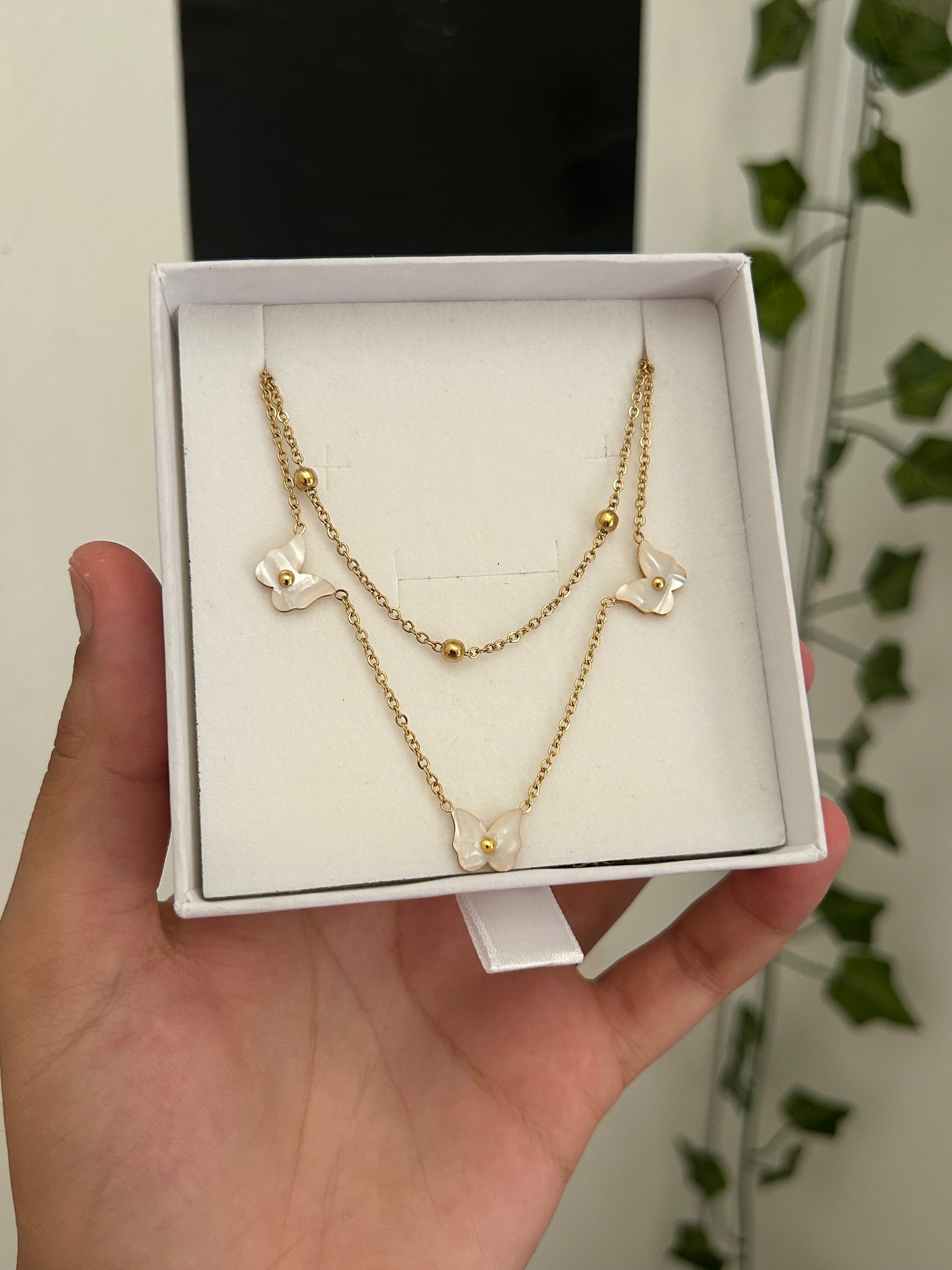 Collier Butterfly Glow