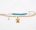 Bracelet Tortue Turquoise