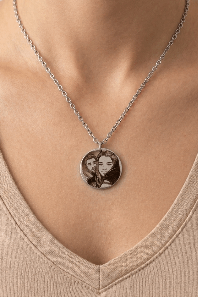 collier Gravure Intime
