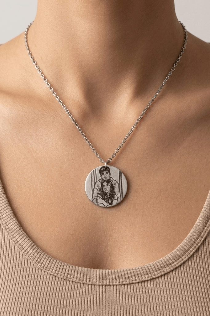 collier Memoire Gravée