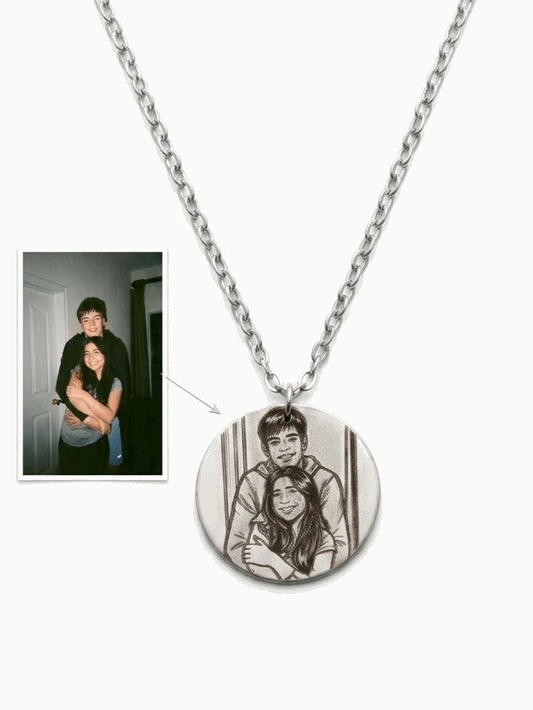 collier Memoire Gravée