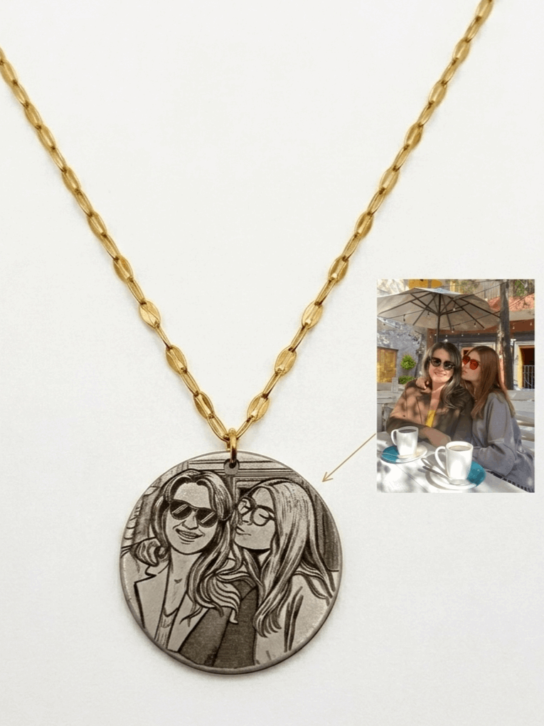 Collier Éternité Gravée