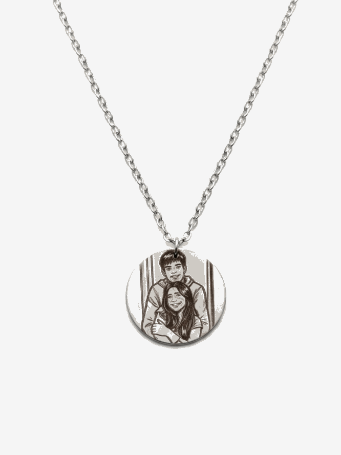 collier Memoire Gravée