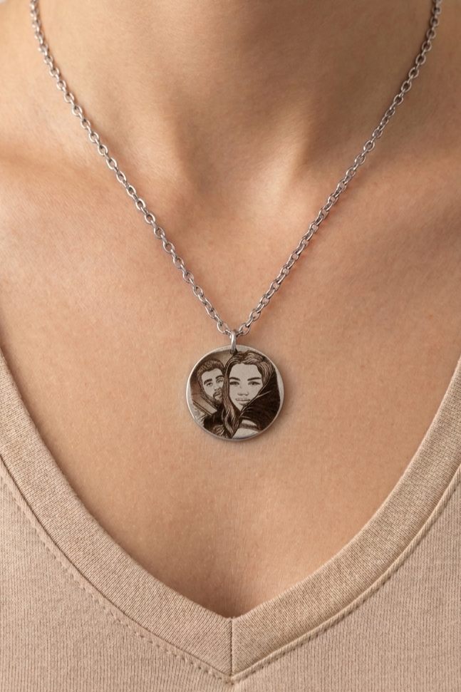 collier Gravure Intime