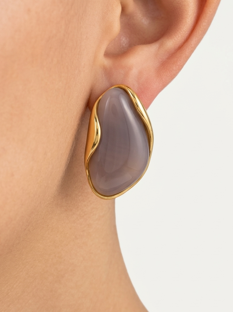 boucles d'oreilles Marble Glow