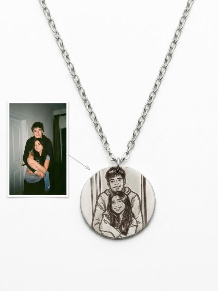 collier Memoire Gravée