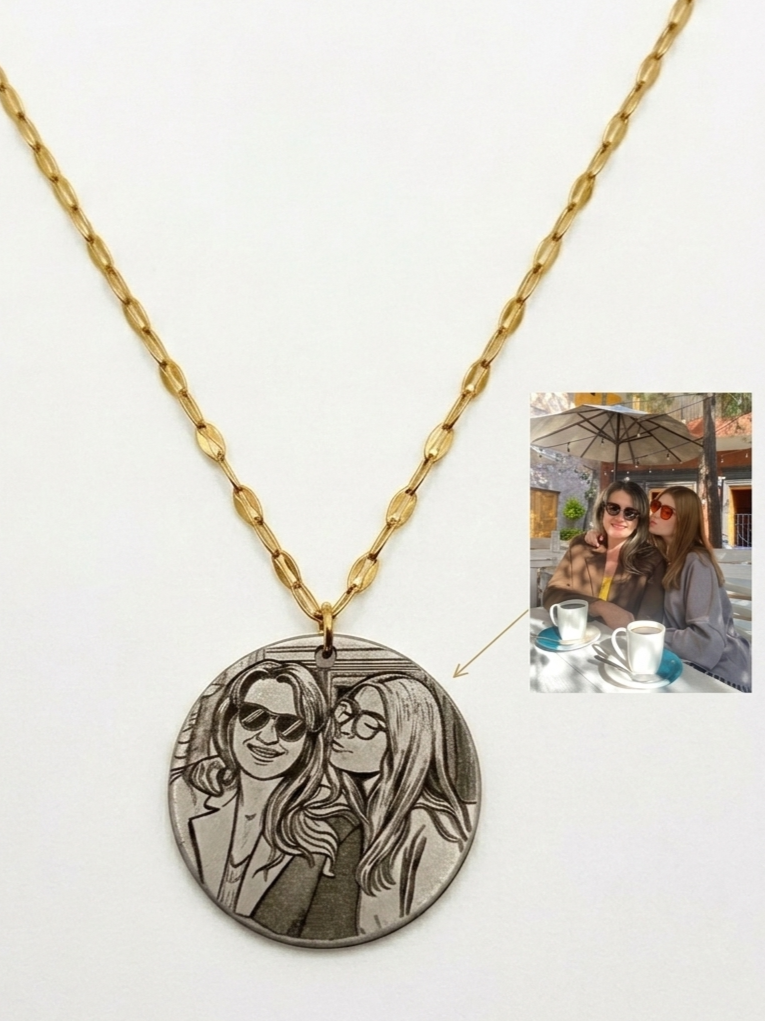 Collier Éternité Gravée