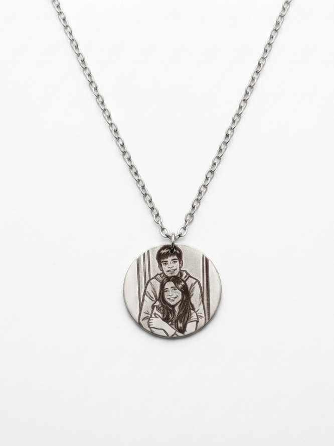 collier Memoire Gravée
