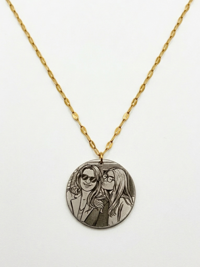 Collier Éternité Gravée