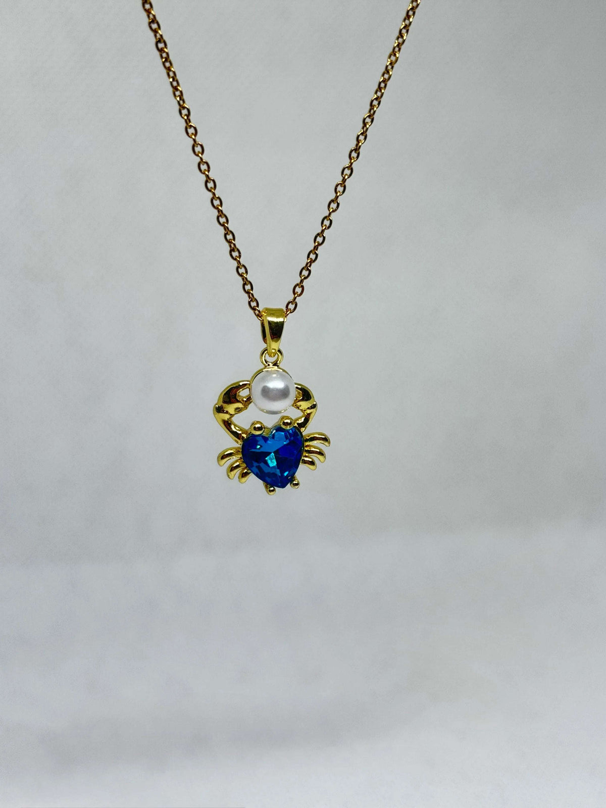 Collier Rose Heart Crab - Ym Jewels