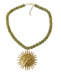 Collier Soleil Olive
