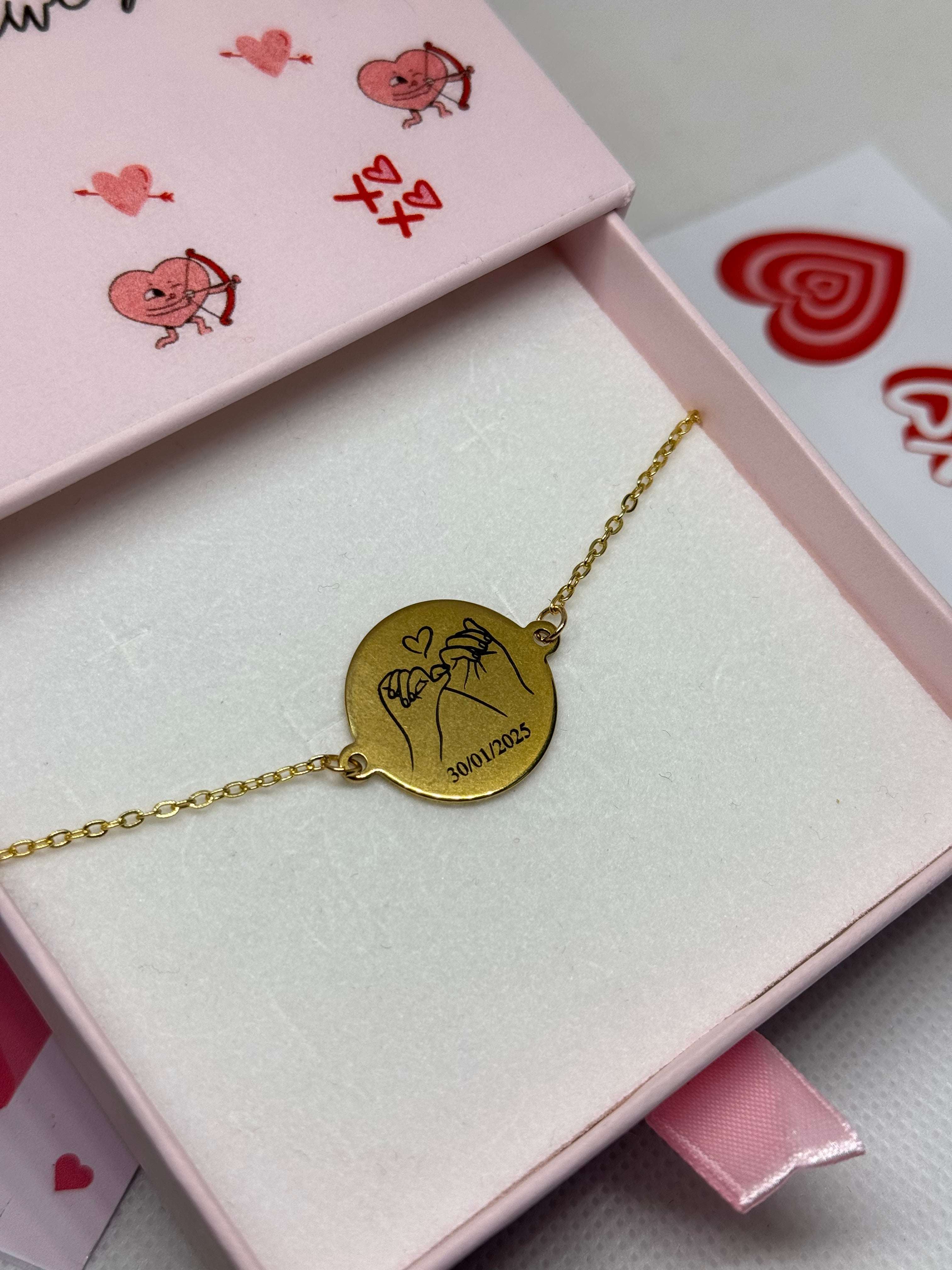 Bracelet Promesse Doré