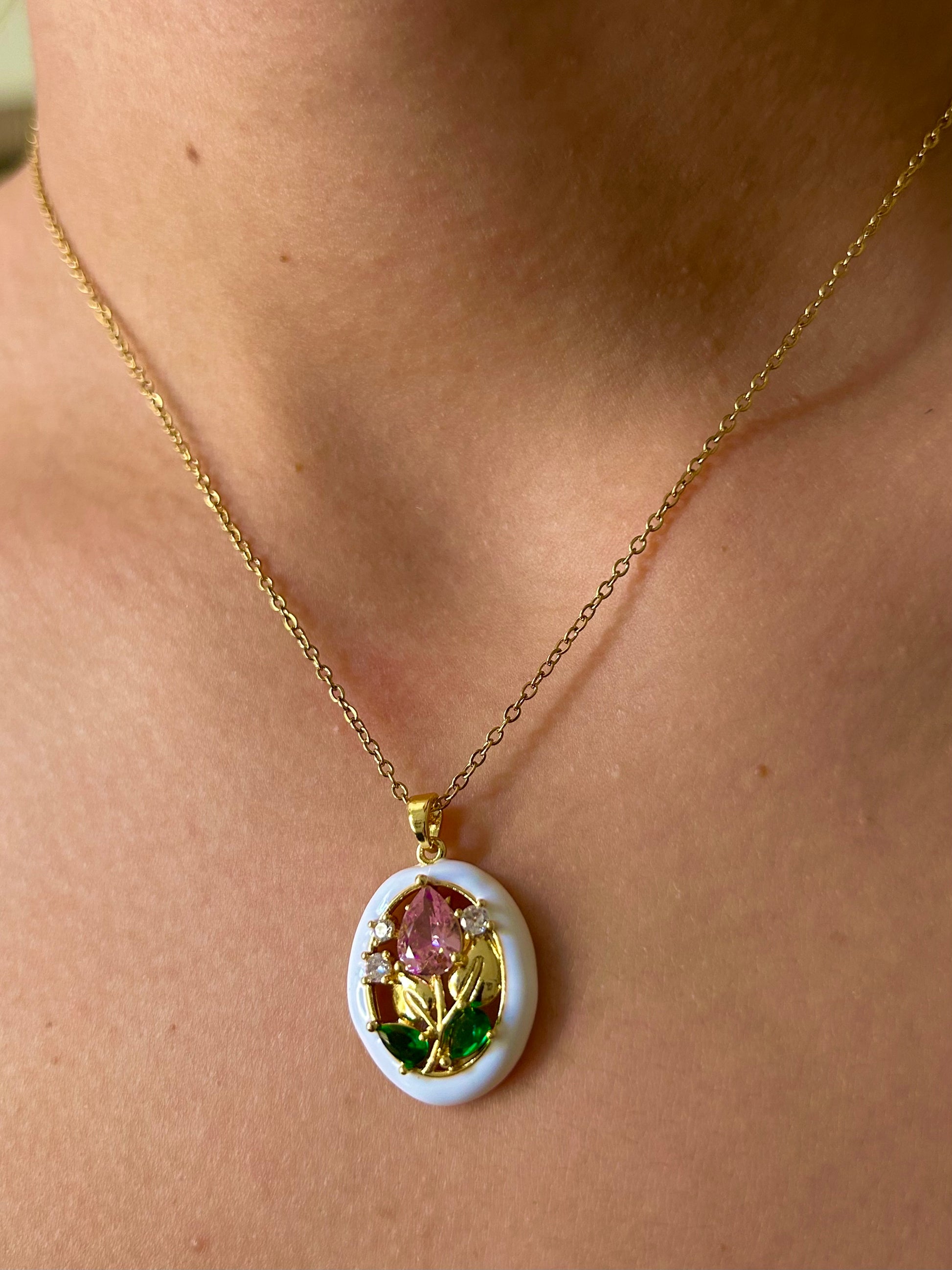 Collier fleur