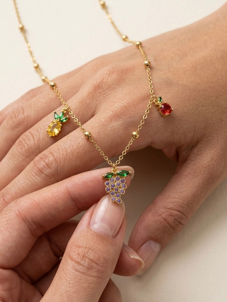 Collier Fruit Charm