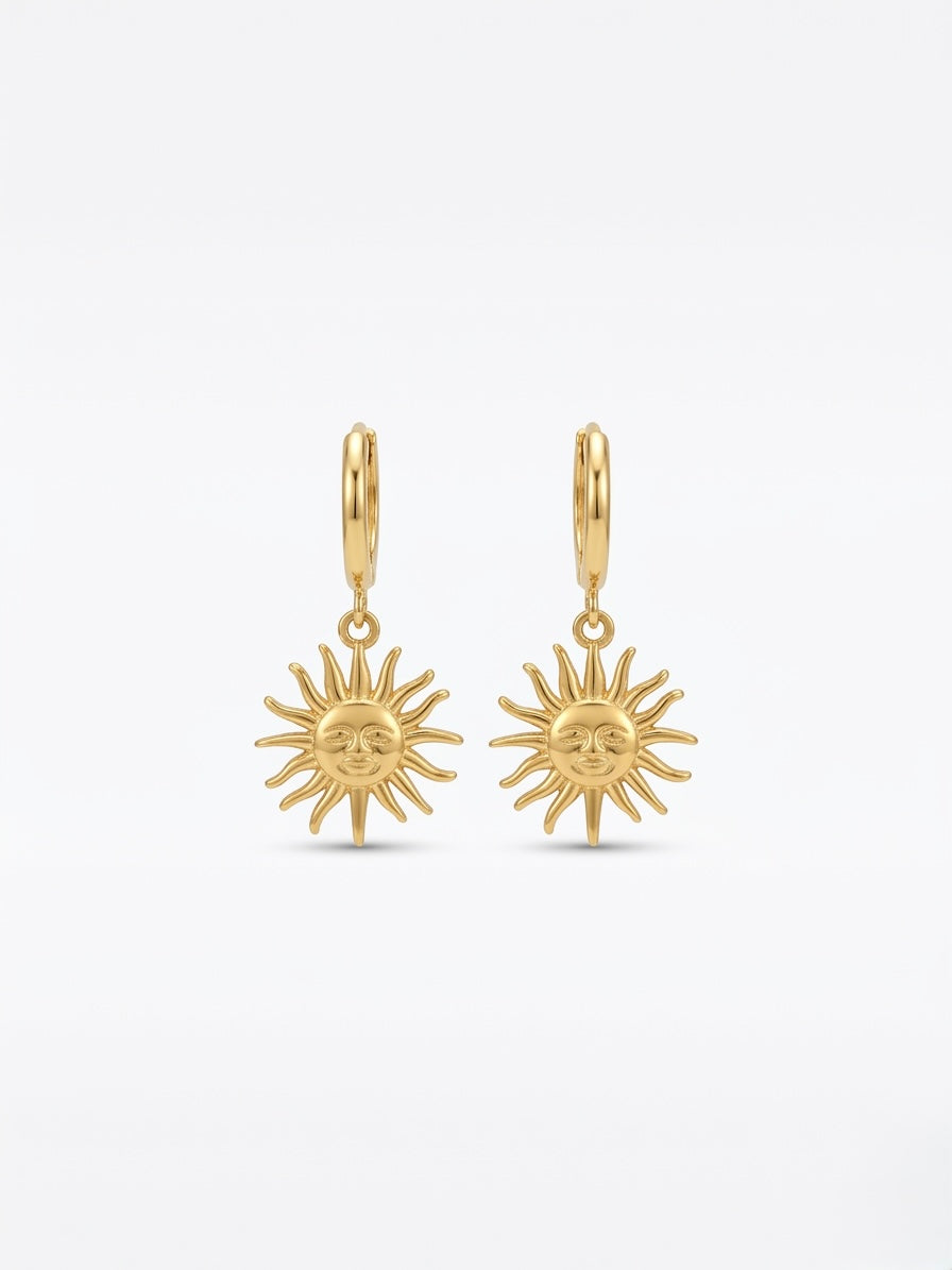 Boucles d'Oreilles Soleil Astral