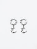 Boucles d'Oreilles Créoles Lune