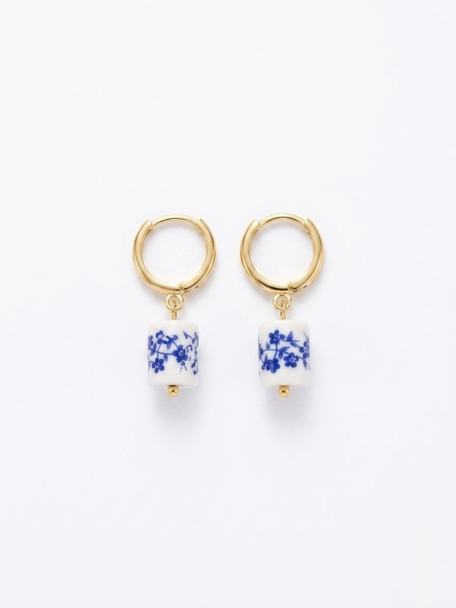 Parure Azur : Collier & Boucles d'Oreilles