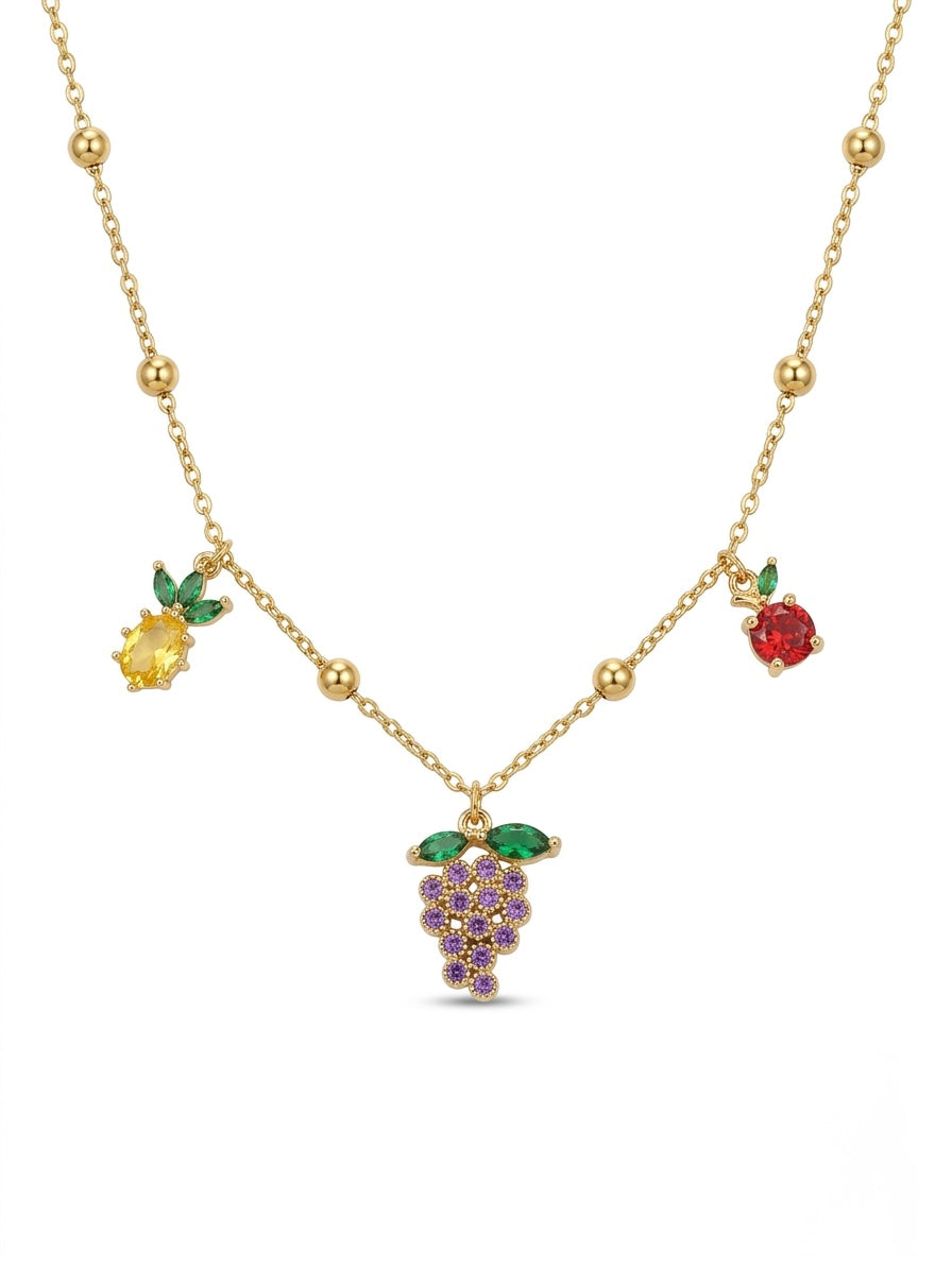 Collier Fruit Charm