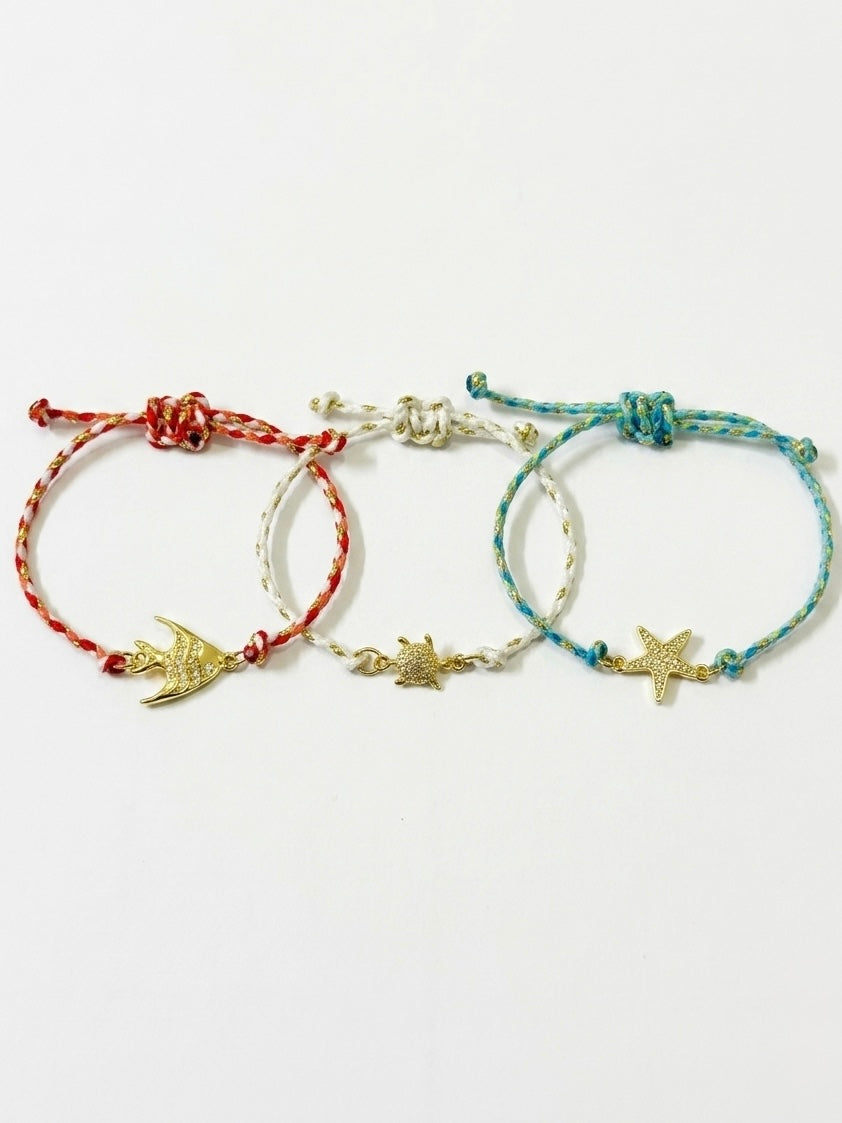 Trio de Bracelets Marins
