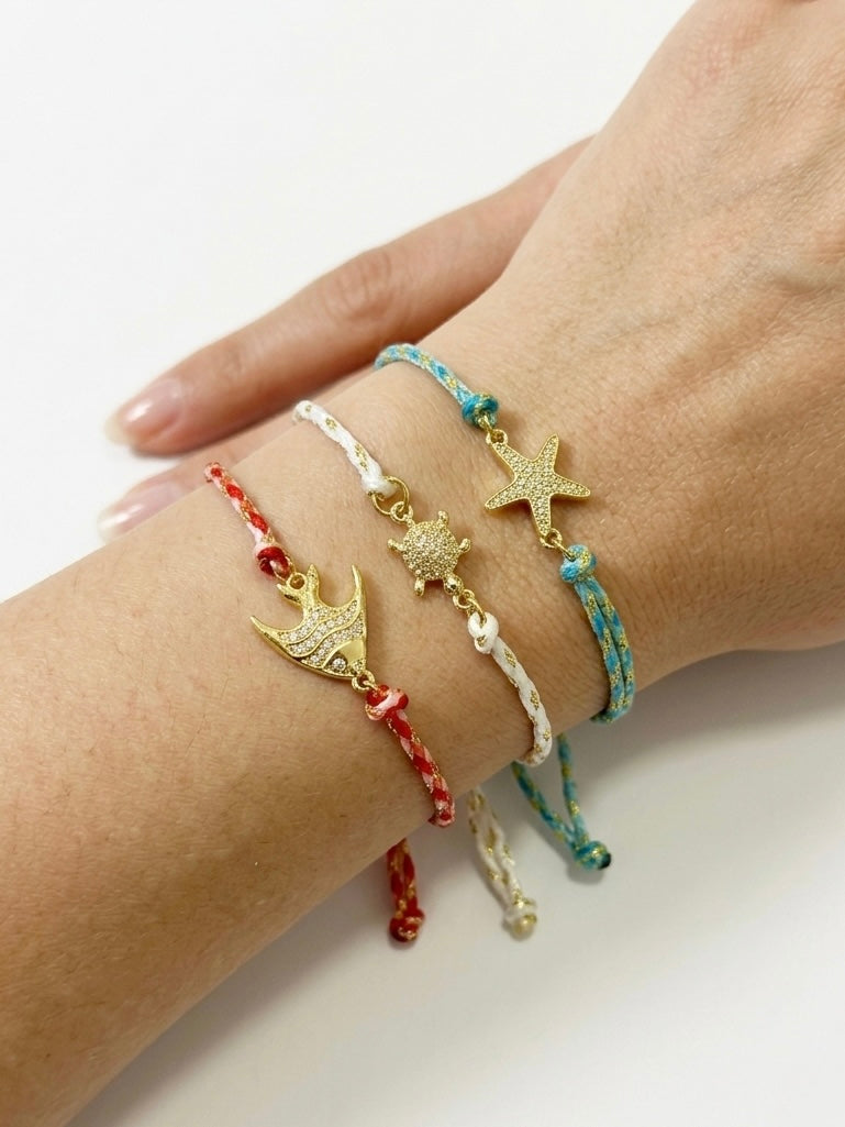 Trio de Bracelets Marins