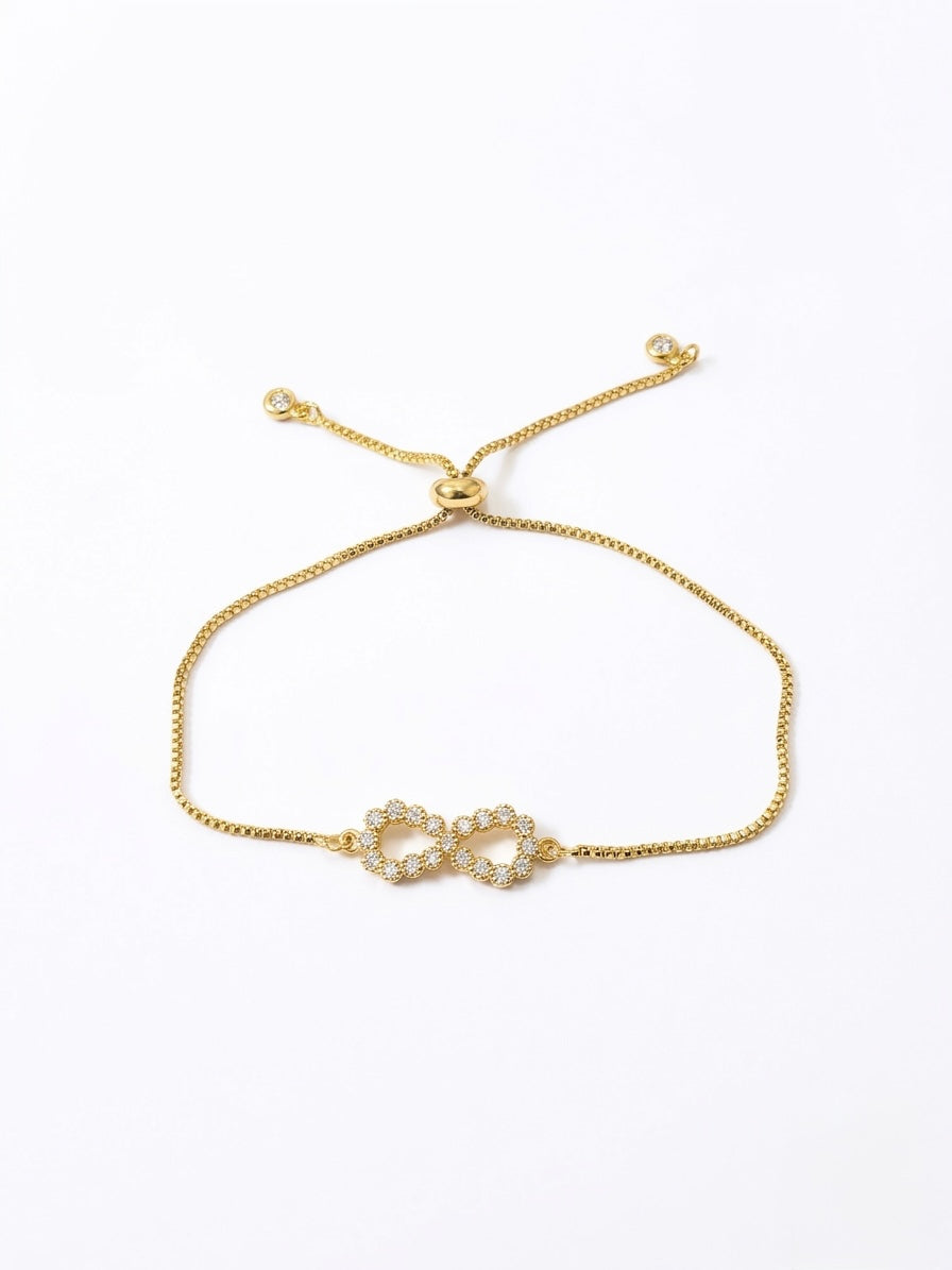 Bracelet Infini Scintillant