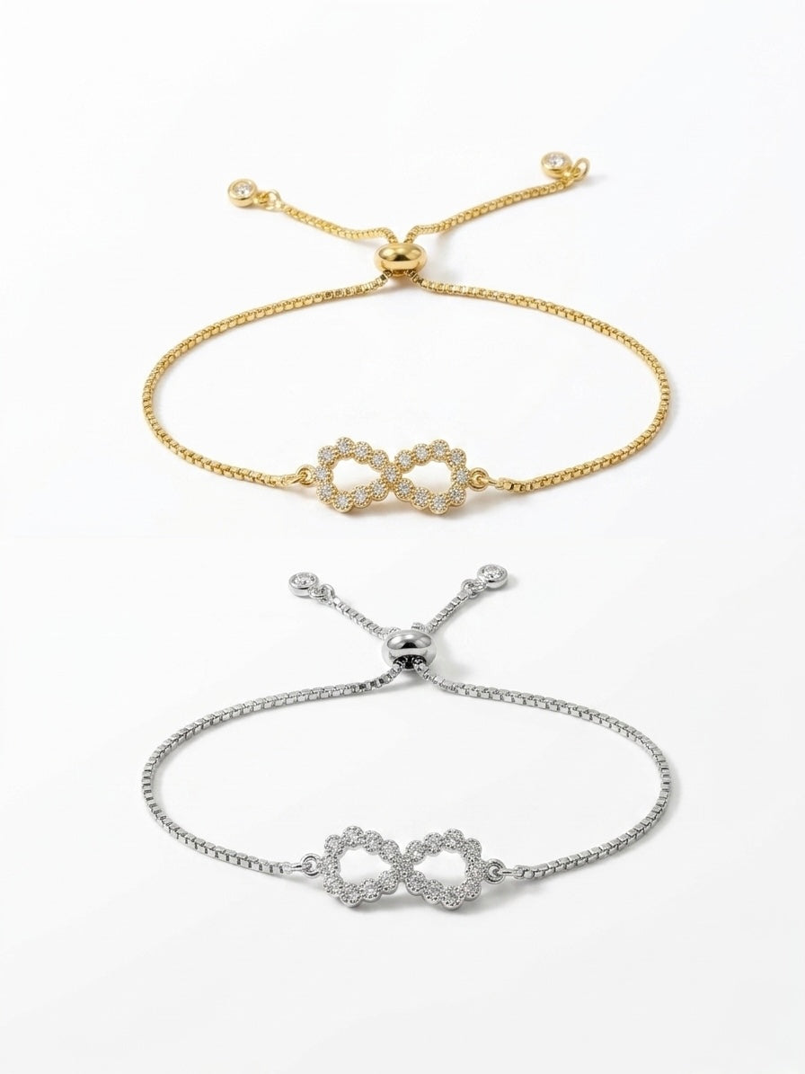 Bracelet Infini Scintillant